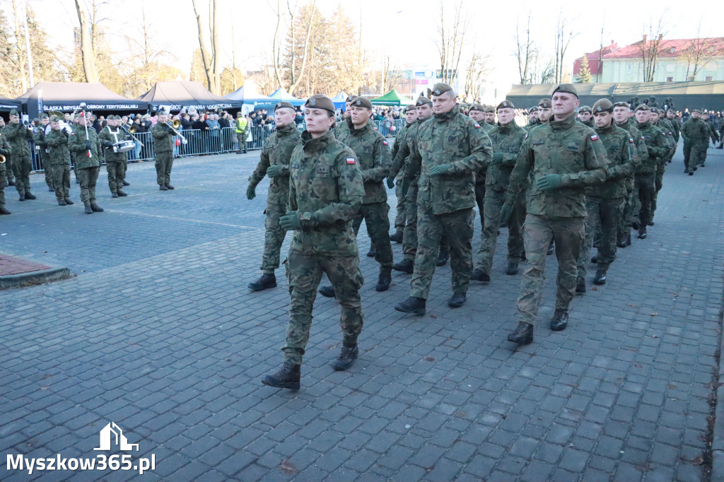 Fotorelacja: Uroczysta Przysięga Wojskowa Żołnierzy 13 Śląskiej Brygady Obrony Terytorialnej