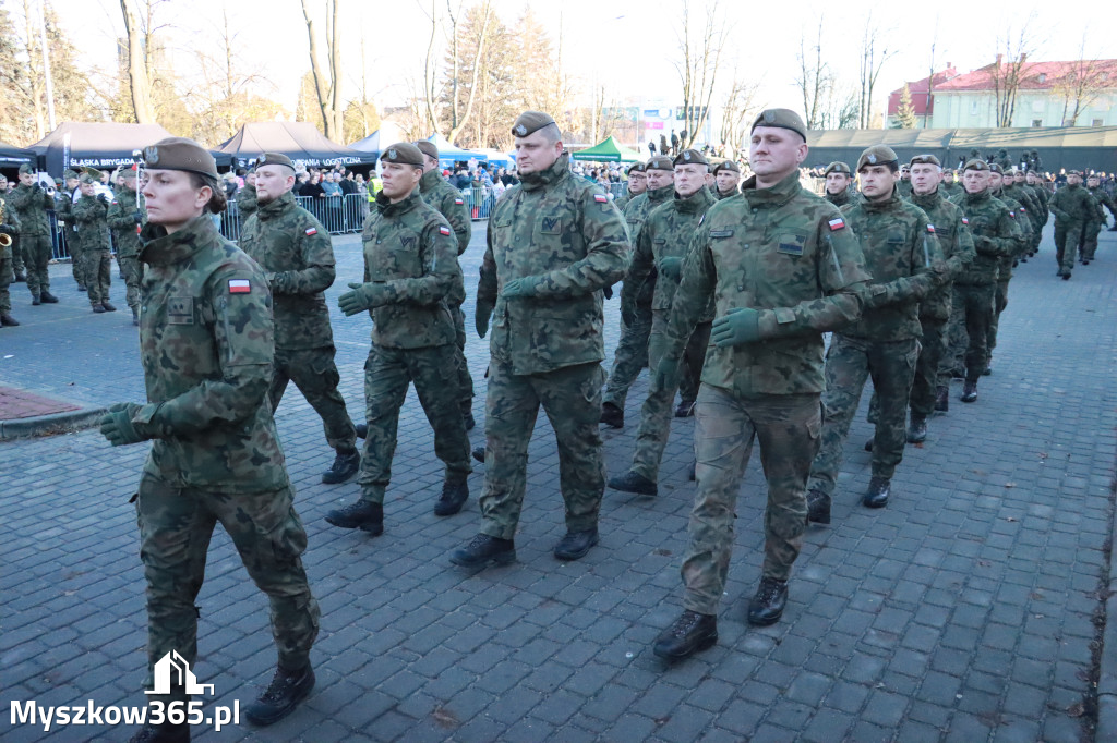 Fotorelacja: Uroczysta Przysięga Wojskowa Żołnierzy 13 Śląskiej Brygady Obrony Terytorialnej