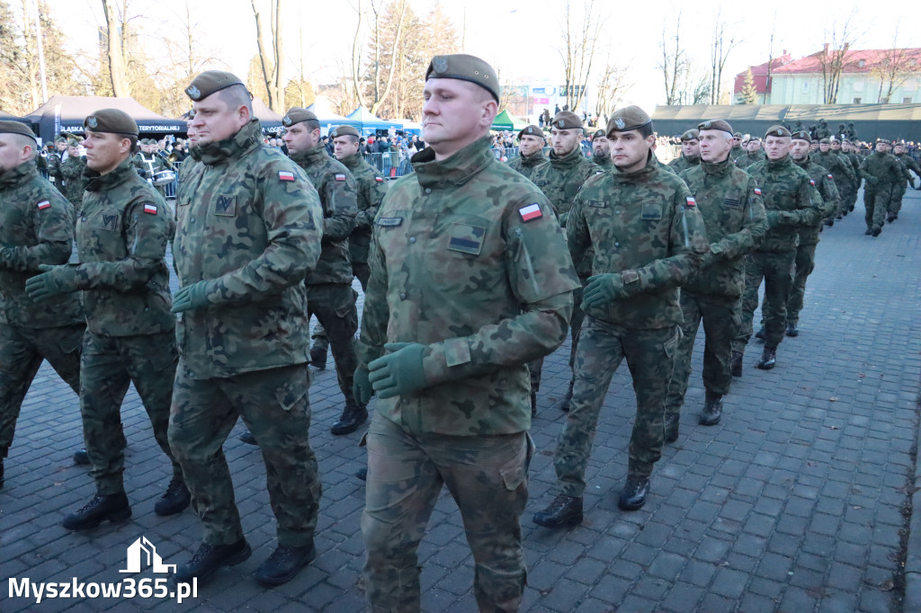 Fotorelacja: Uroczysta Przysięga Wojskowa Żołnierzy 13 Śląskiej Brygady Obrony Terytorialnej