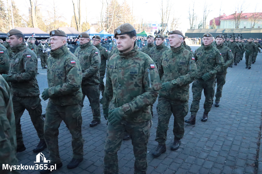 Fotorelacja: Uroczysta Przysięga Wojskowa Żołnierzy 13 Śląskiej Brygady Obrony Terytorialnej