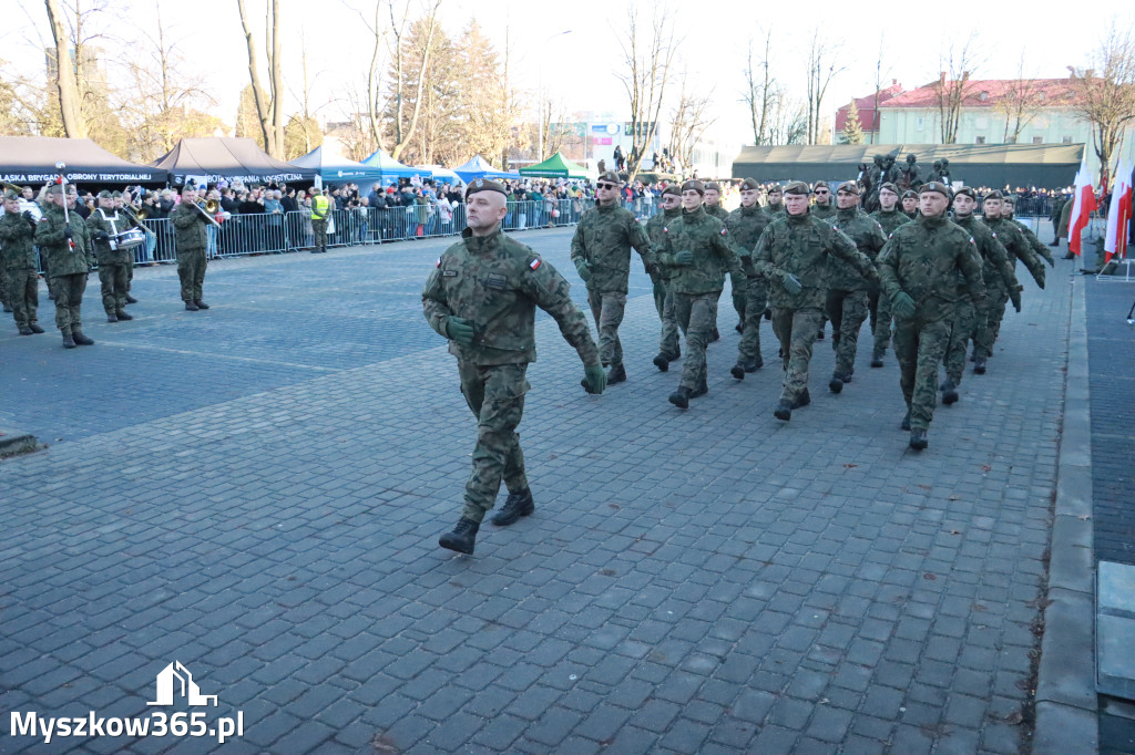 Fotorelacja: Uroczysta Przysięga Wojskowa Żołnierzy 13 Śląskiej Brygady Obrony Terytorialnej