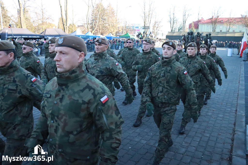 Fotorelacja: Uroczysta Przysięga Wojskowa Żołnierzy 13 Śląskiej Brygady Obrony Terytorialnej