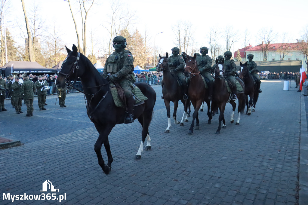 Fotorelacja: Uroczysta Przysięga Wojskowa Żołnierzy 13 Śląskiej Brygady Obrony Terytorialnej