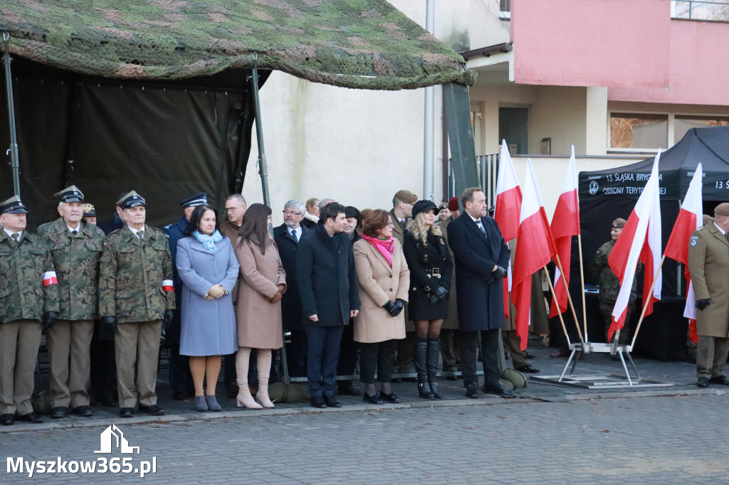 Fotorelacja: Uroczysta Przysięga Wojskowa Żołnierzy 13 Śląskiej Brygady Obrony Terytorialnej