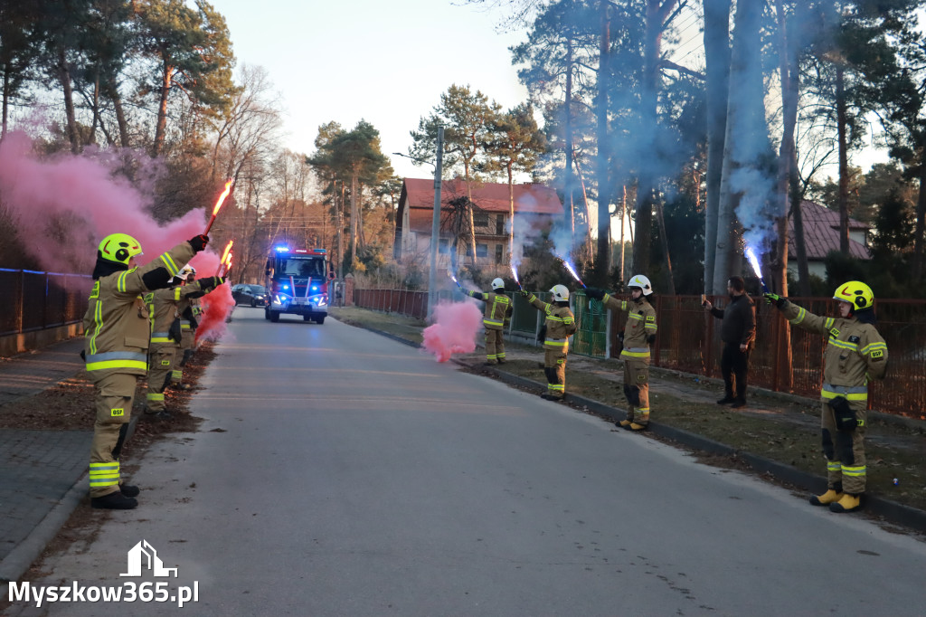 Fotorelacja: Przekazanie wozu strażackiego dla OSP Żarki Letnisko