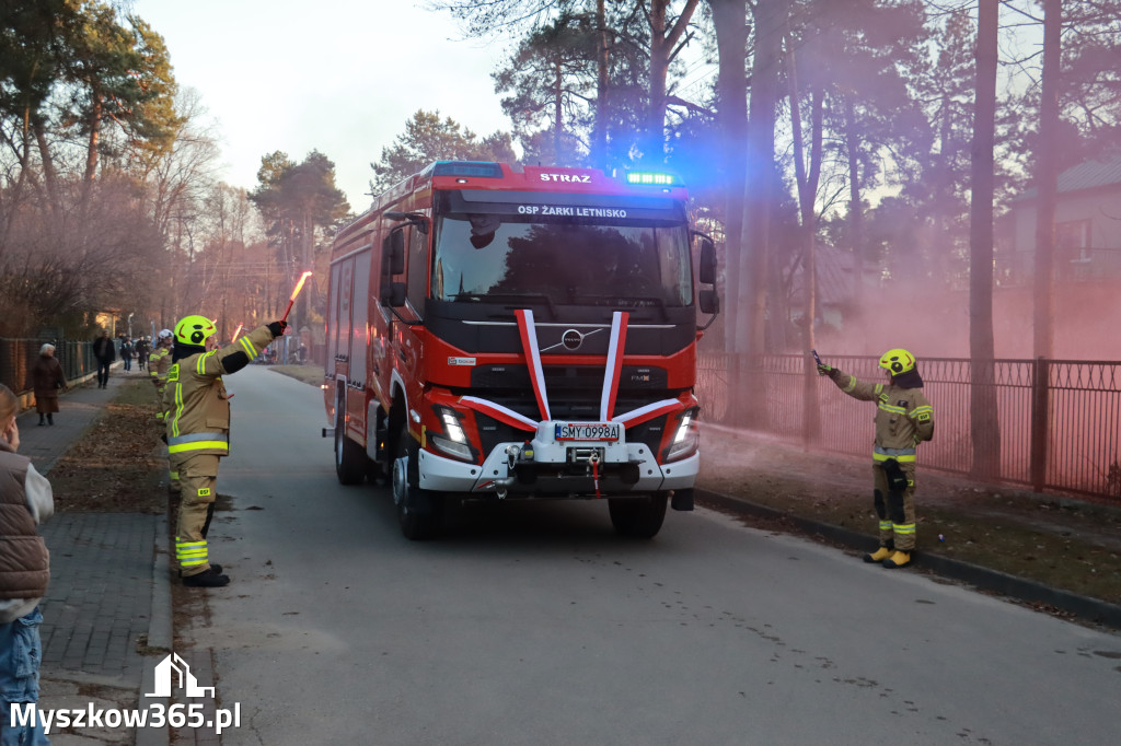 Fotorelacja: Przekazanie wozu strażackiego dla OSP Żarki Letnisko