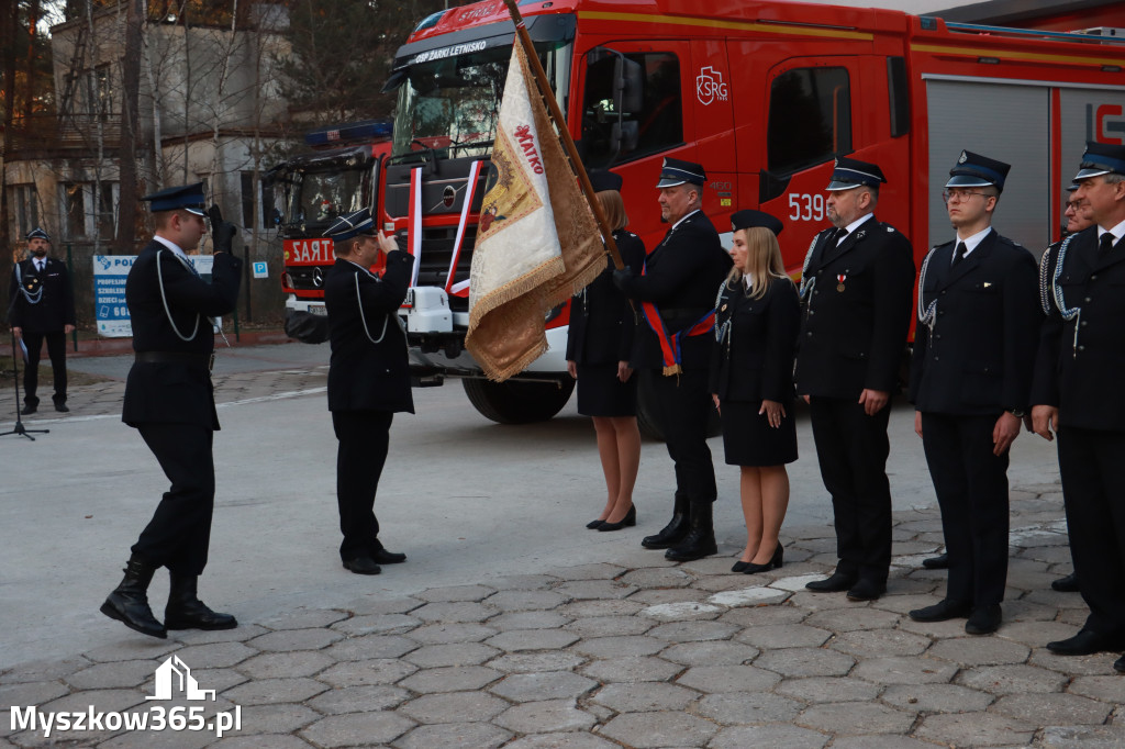 Fotorelacja: Przekazanie wozu strażackiego dla OSP Żarki Letnisko