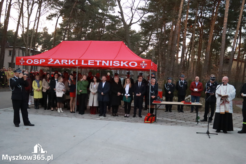 Fotorelacja: Przekazanie wozu strażackiego dla OSP Żarki Letnisko