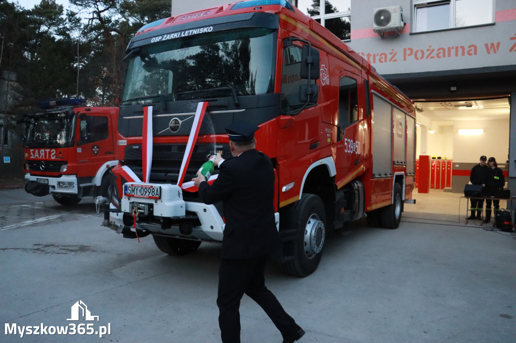 Fotorelacja: Przekazanie wozu strażackiego dla OSP Żarki Letnisko