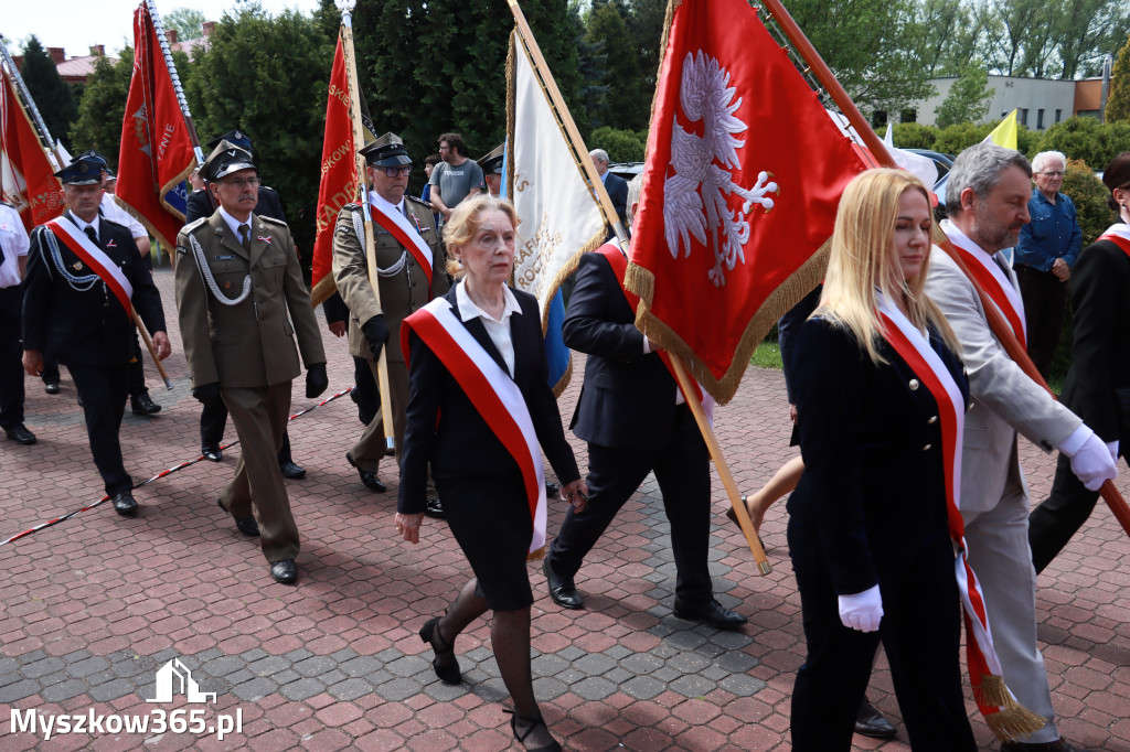 Fotorelacja: Obchody Święta Konstytucji 3 Maja w Myszkowie
