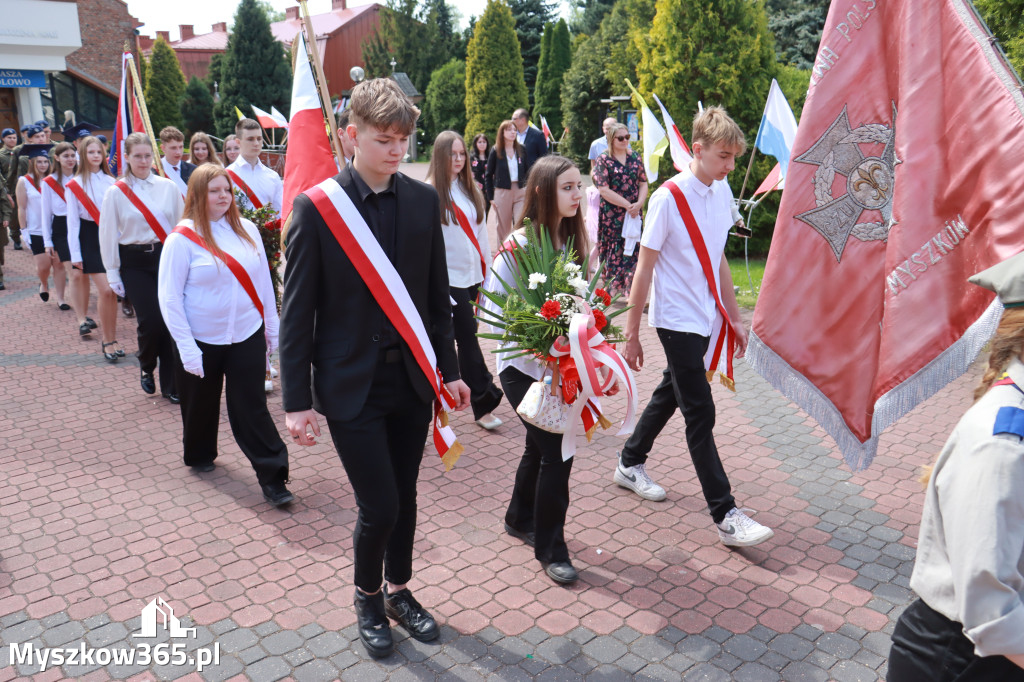 Fotorelacja: Obchody Święta Konstytucji 3 Maja w Myszkowie