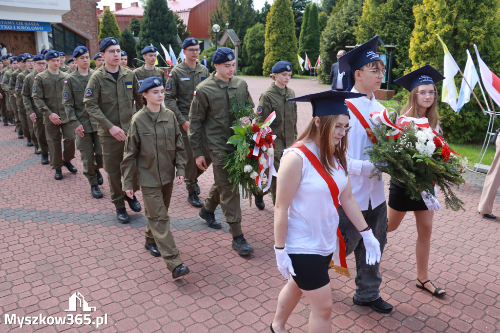 Fotorelacja: Obchody Święta Konstytucji 3 Maja w Myszkowie