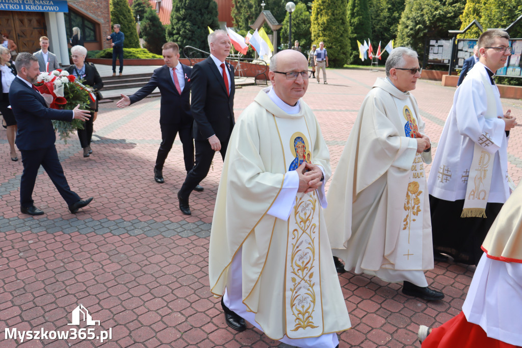 Fotorelacja: Obchody Święta Konstytucji 3 Maja w Myszkowie