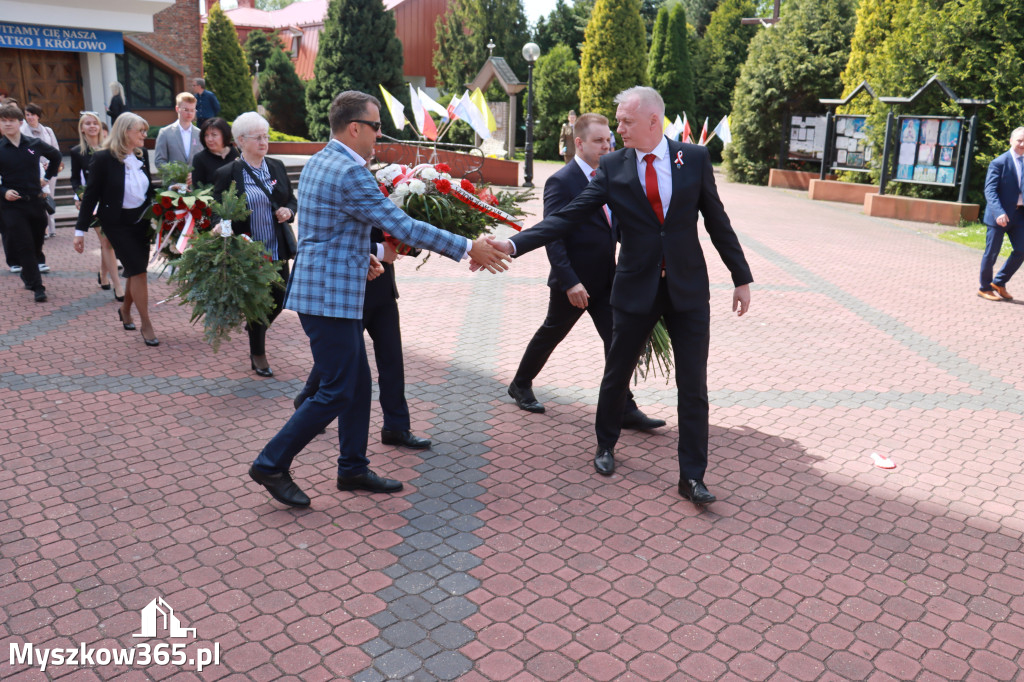Fotorelacja: Obchody Święta Konstytucji 3 Maja w Myszkowie