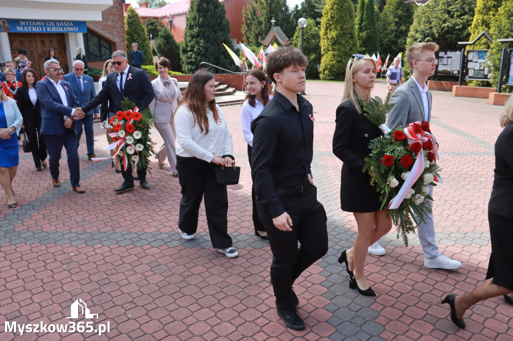 Fotorelacja: Obchody Święta Konstytucji 3 Maja w Myszkowie