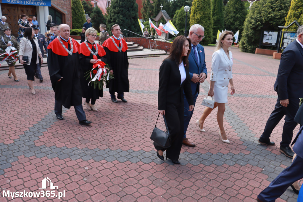 Fotorelacja: Obchody Święta Konstytucji 3 Maja w Myszkowie