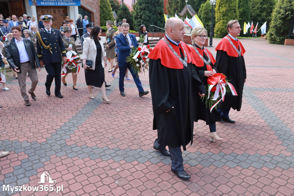 Fotorelacja: Obchody Święta Konstytucji 3 Maja w Myszkowie