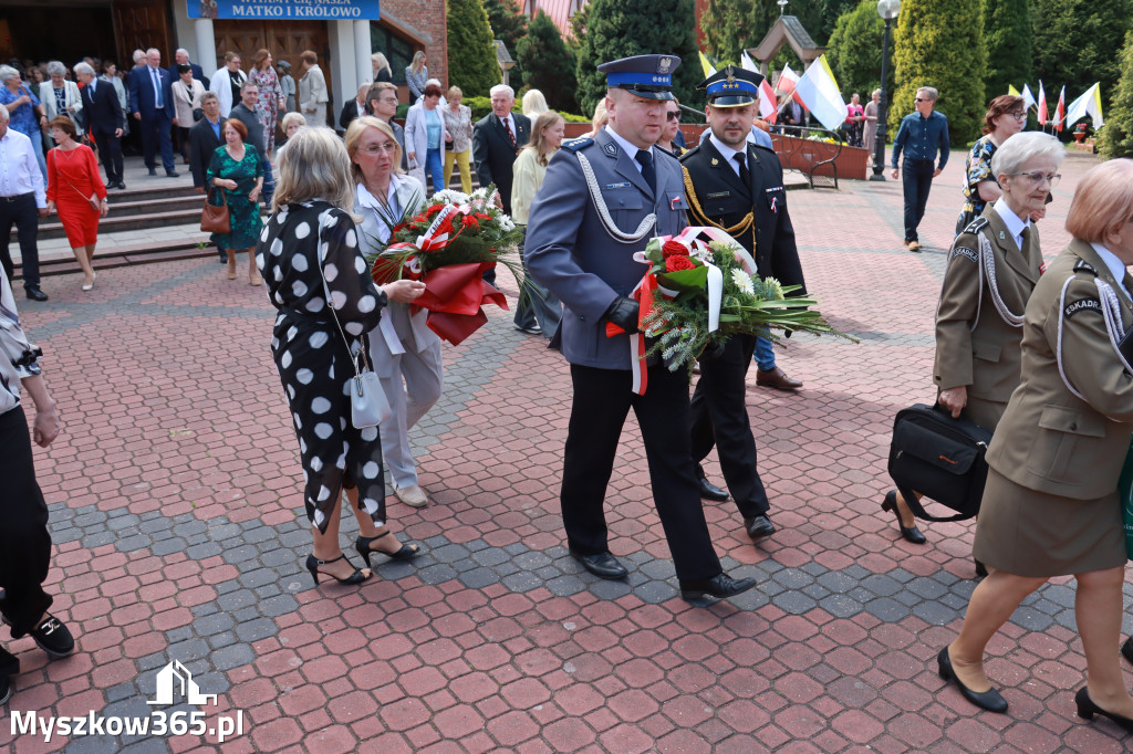 Fotorelacja: Obchody Święta Konstytucji 3 Maja w Myszkowie