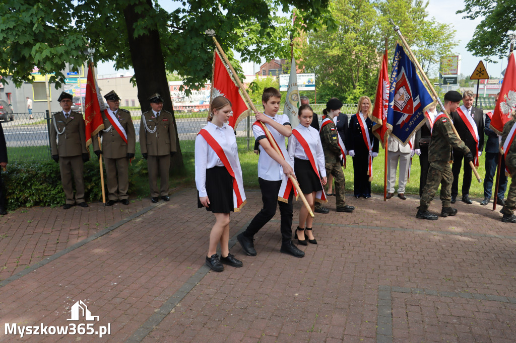 Fotorelacja: Obchody Święta Konstytucji 3 Maja w Myszkowie