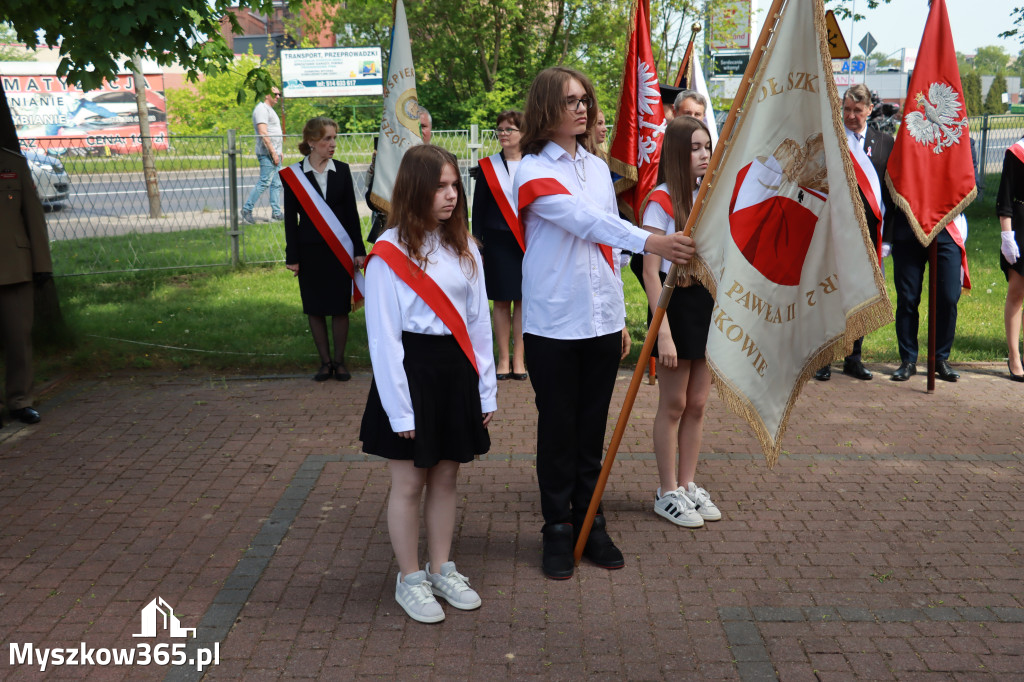Fotorelacja: Obchody Święta Konstytucji 3 Maja w Myszkowie