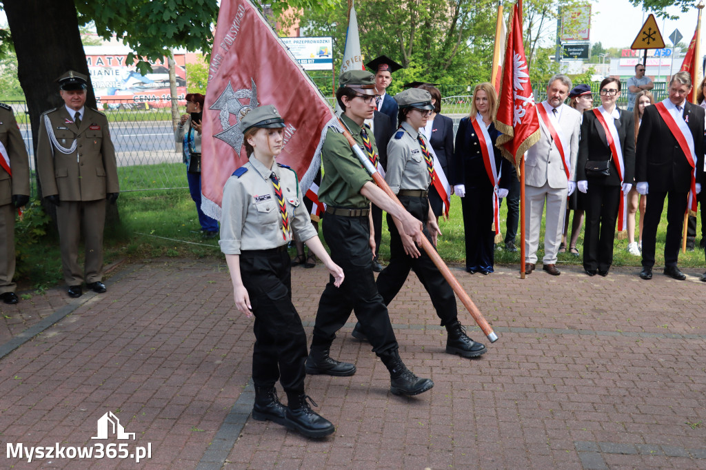 Fotorelacja: Obchody Święta Konstytucji 3 Maja w Myszkowie