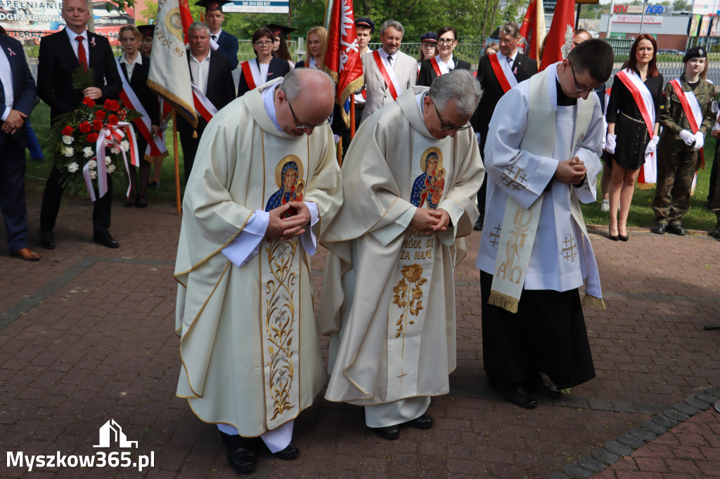 Fotorelacja: Obchody Święta Konstytucji 3 Maja w Myszkowie