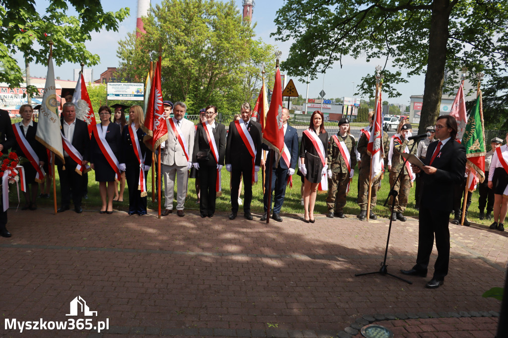 Fotorelacja: Obchody Święta Konstytucji 3 Maja w Myszkowie