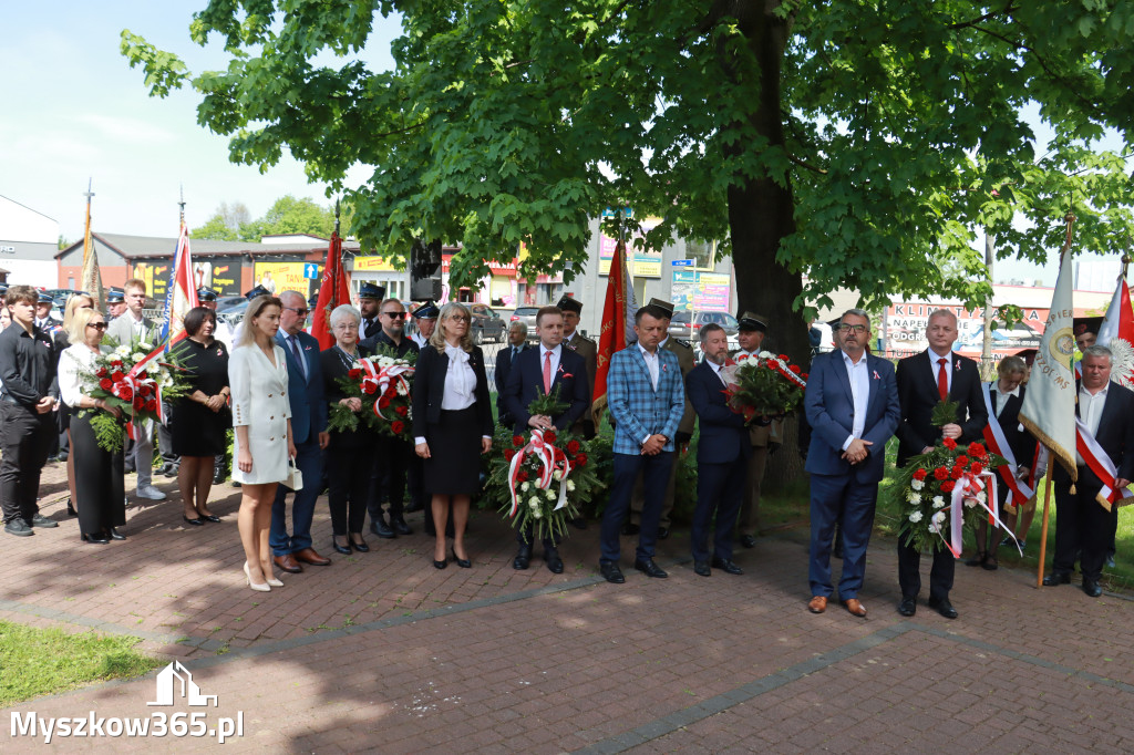 Fotorelacja: Obchody Święta Konstytucji 3 Maja w Myszkowie