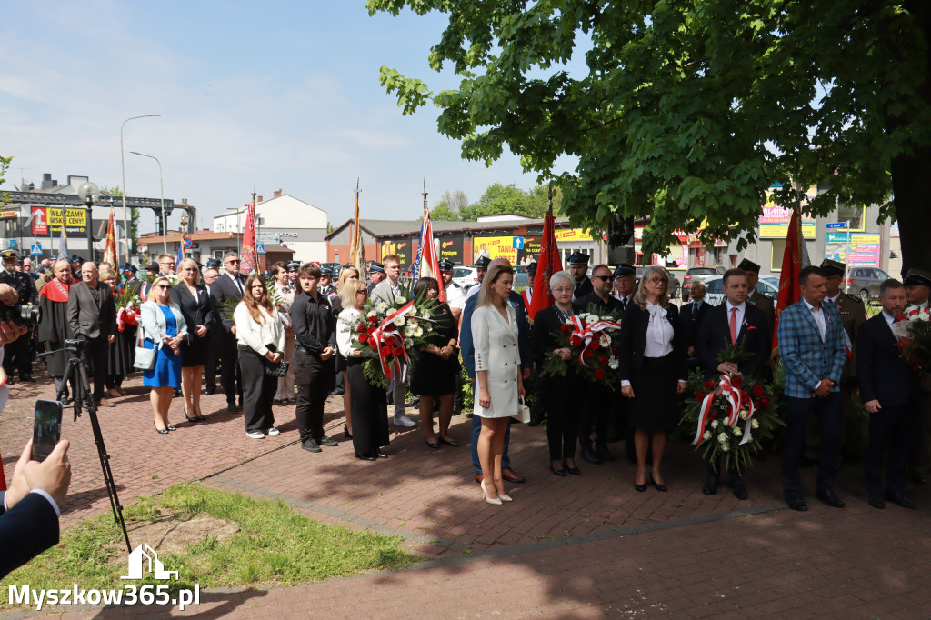 Fotorelacja: Obchody Święta Konstytucji 3 Maja w Myszkowie