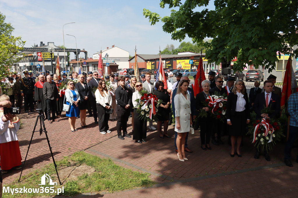Fotorelacja: Obchody Święta Konstytucji 3 Maja w Myszkowie