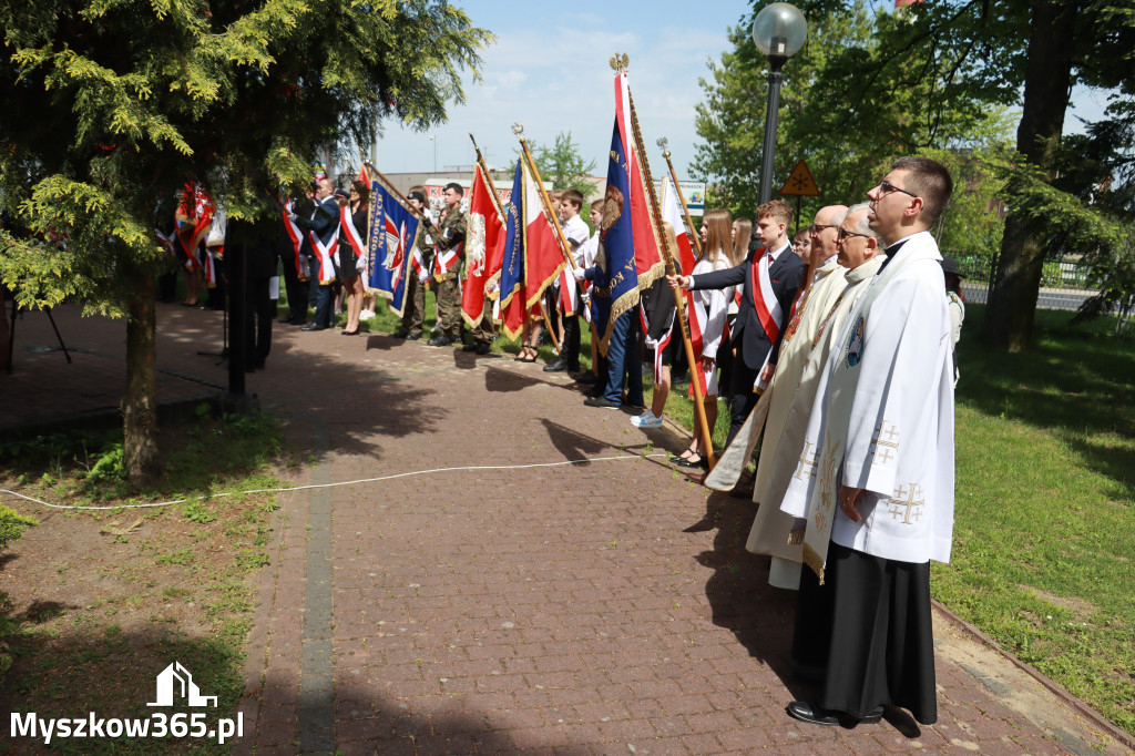Fotorelacja: Obchody Święta Konstytucji 3 Maja w Myszkowie