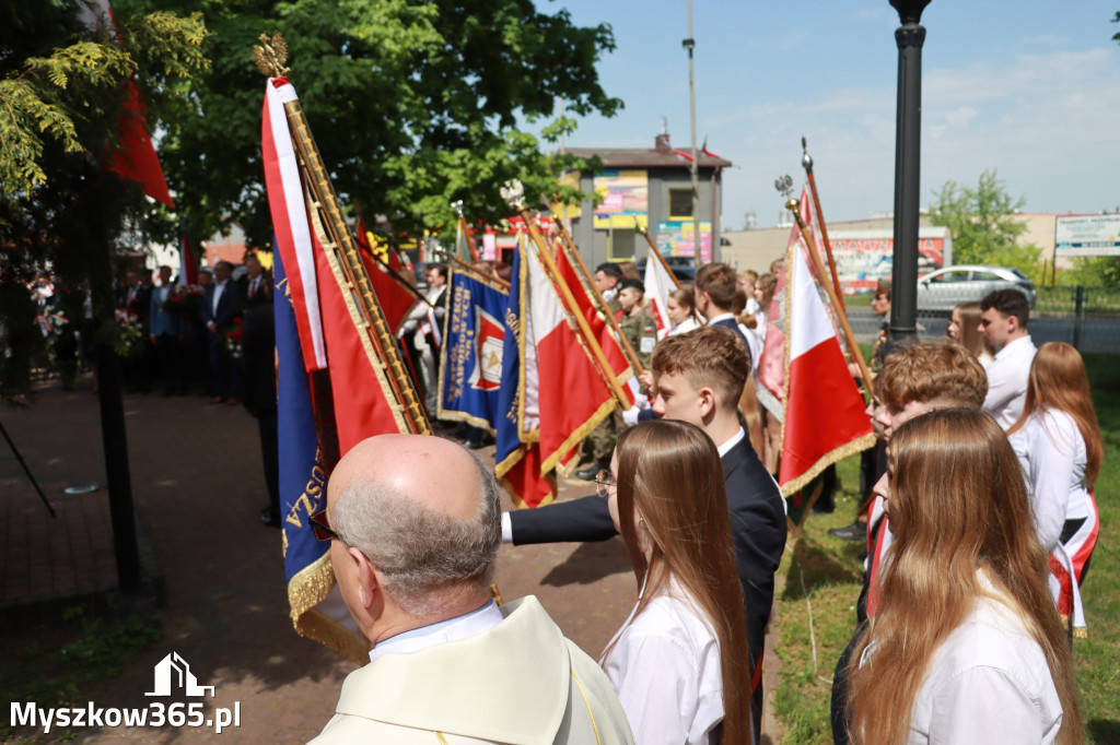 Fotorelacja: Obchody Święta Konstytucji 3 Maja w Myszkowie