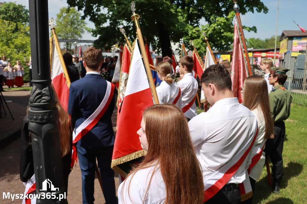 Fotorelacja: Obchody Święta Konstytucji 3 Maja w Myszkowie