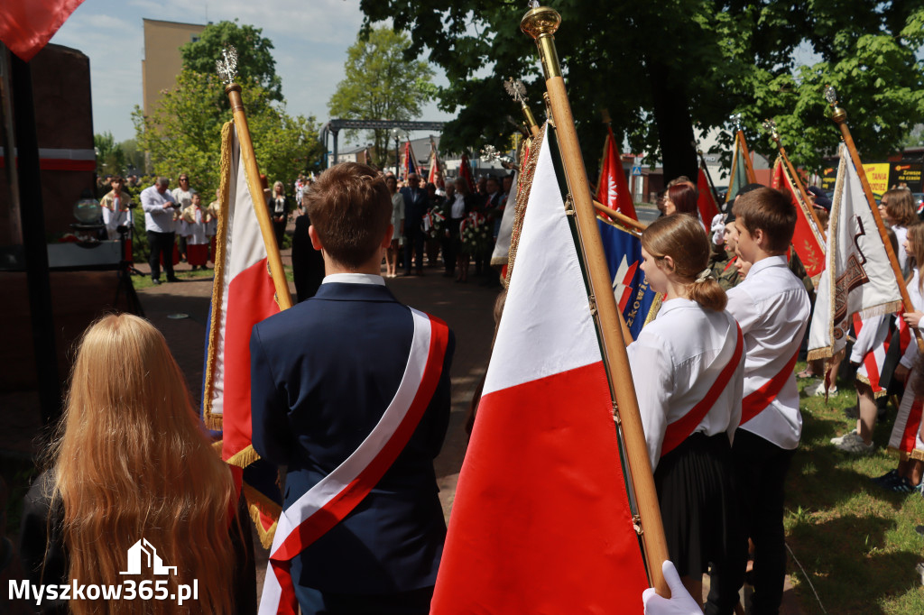 Fotorelacja: Obchody Święta Konstytucji 3 Maja w Myszkowie