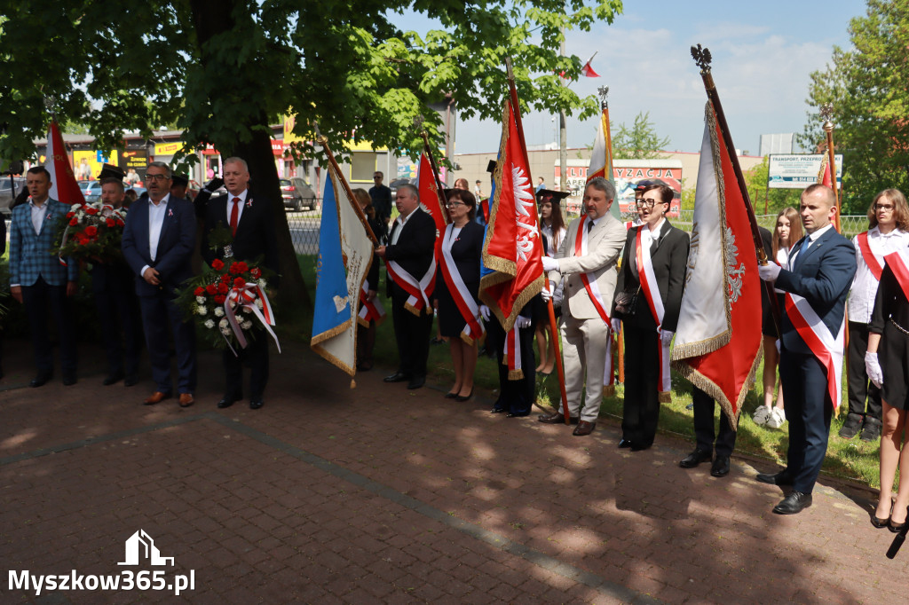 Fotorelacja: Obchody Święta Konstytucji 3 Maja w Myszkowie