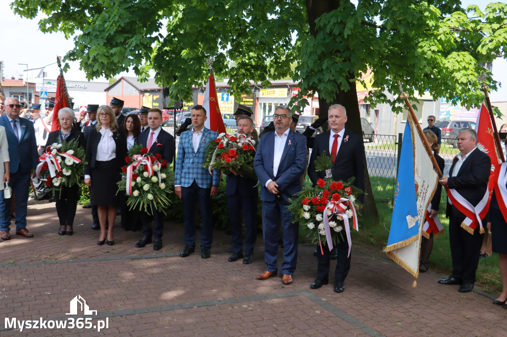Fotorelacja: Obchody Święta Konstytucji 3 Maja w Myszkowie