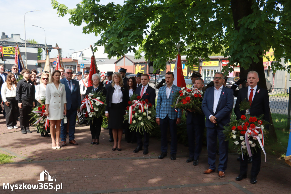Fotorelacja: Obchody Święta Konstytucji 3 Maja w Myszkowie