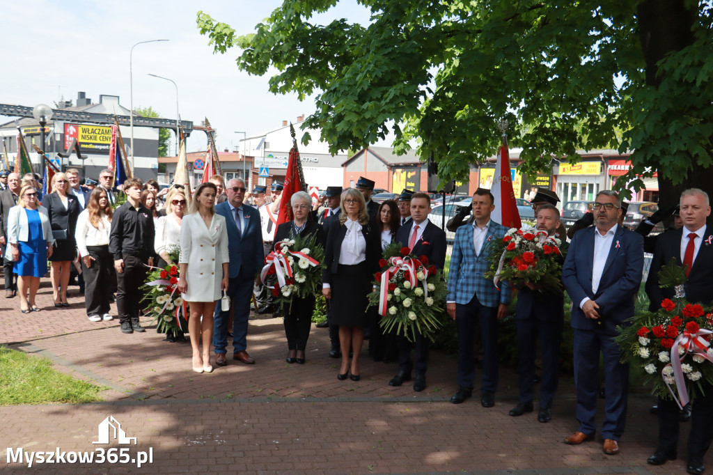 Fotorelacja: Obchody Święta Konstytucji 3 Maja w Myszkowie