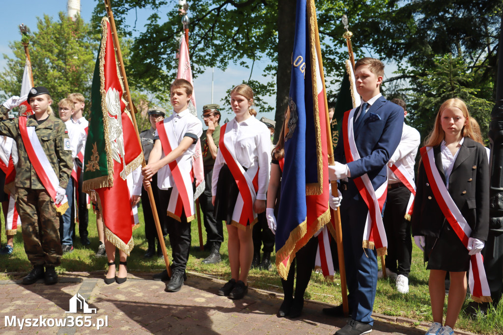 Fotorelacja: Obchody Święta Konstytucji 3 Maja w Myszkowie