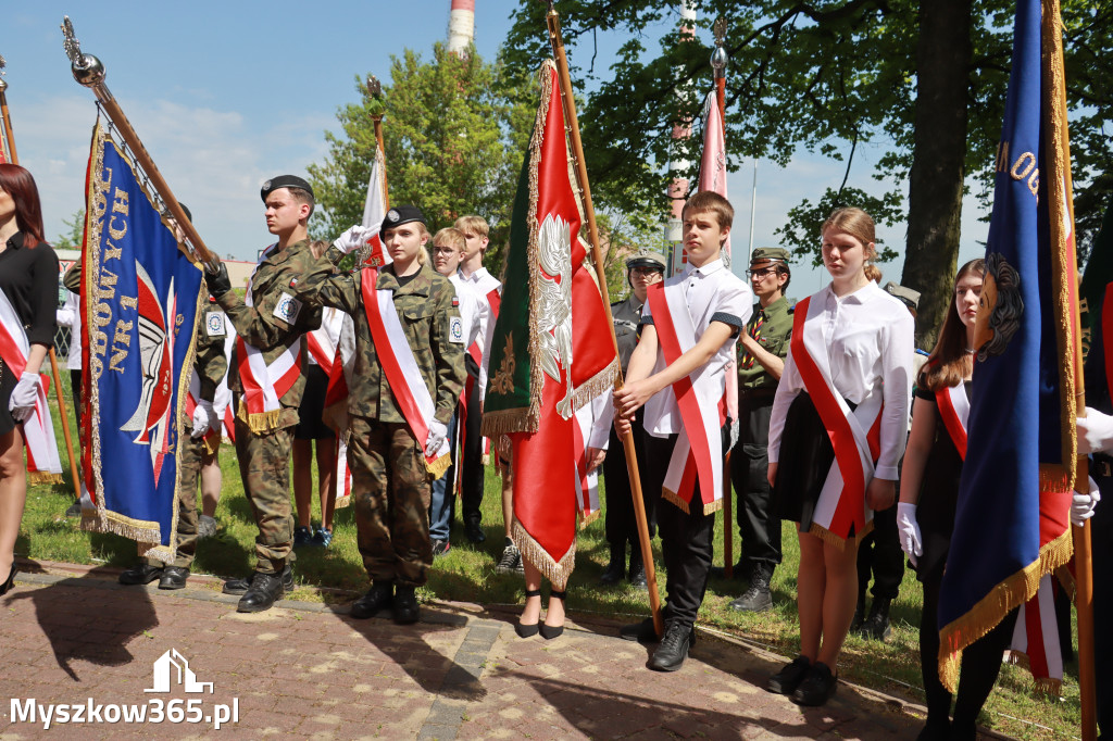 Fotorelacja: Obchody Święta Konstytucji 3 Maja w Myszkowie