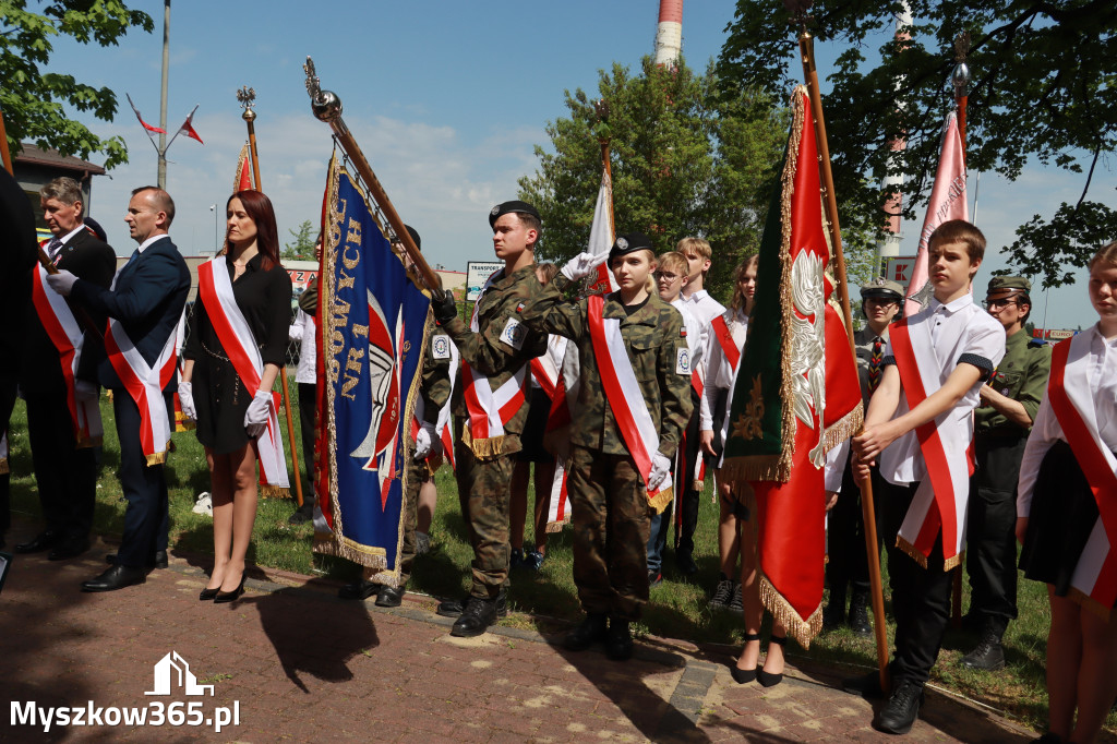 Fotorelacja: Obchody Święta Konstytucji 3 Maja w Myszkowie