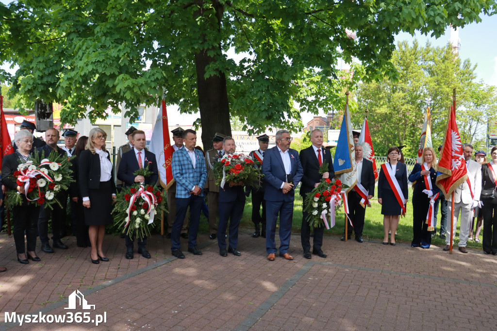 Fotorelacja: Obchody Święta Konstytucji 3 Maja w Myszkowie