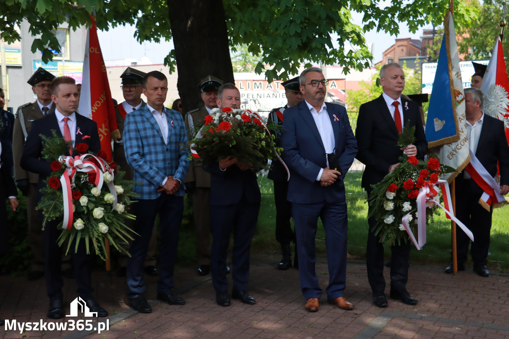 Fotorelacja: Obchody Święta Konstytucji 3 Maja w Myszkowie