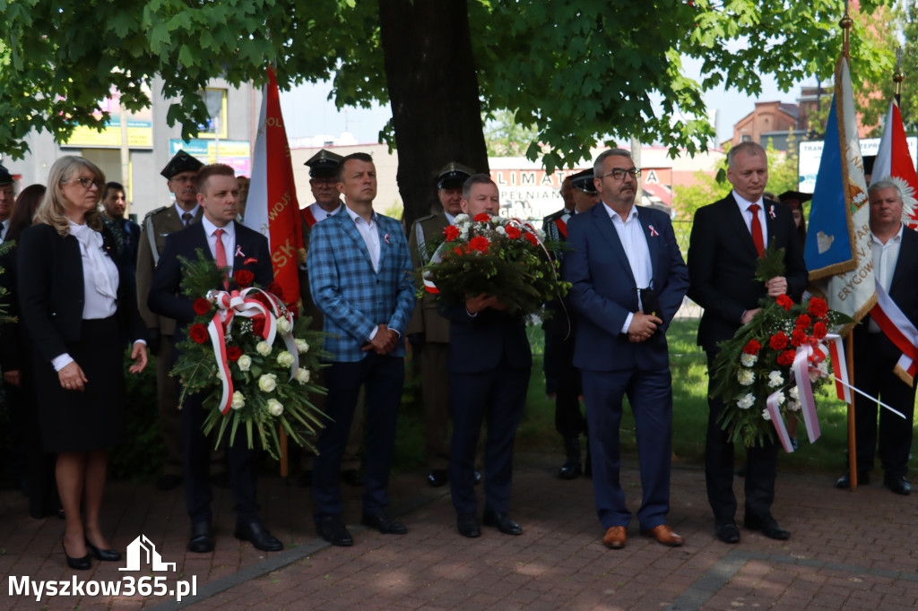 Fotorelacja: Obchody Święta Konstytucji 3 Maja w Myszkowie