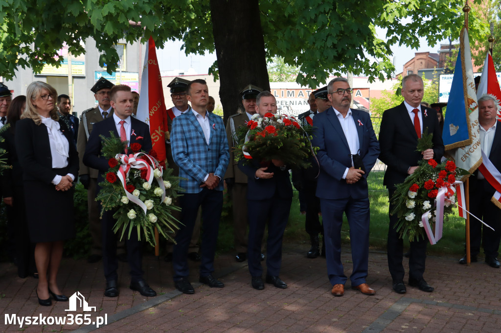 Fotorelacja: Obchody Święta Konstytucji 3 Maja w Myszkowie