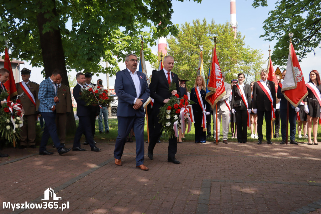Fotorelacja: Obchody Święta Konstytucji 3 Maja w Myszkowie