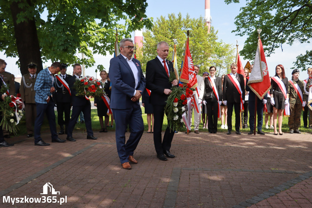 Fotorelacja: Obchody Święta Konstytucji 3 Maja w Myszkowie