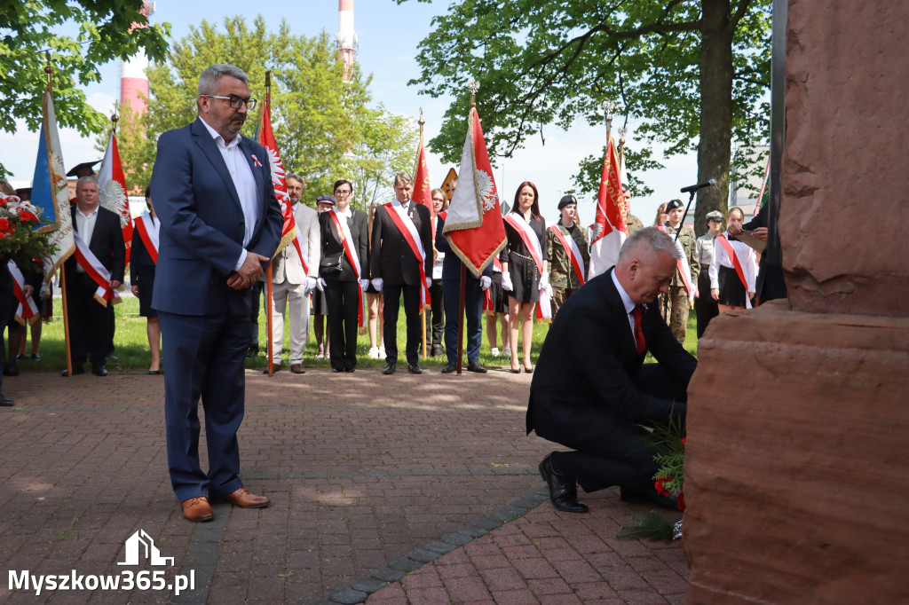 Fotorelacja: Obchody Święta Konstytucji 3 Maja w Myszkowie