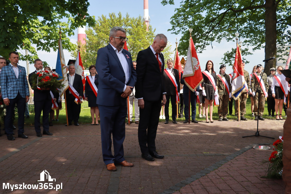 Fotorelacja: Obchody Święta Konstytucji 3 Maja w Myszkowie