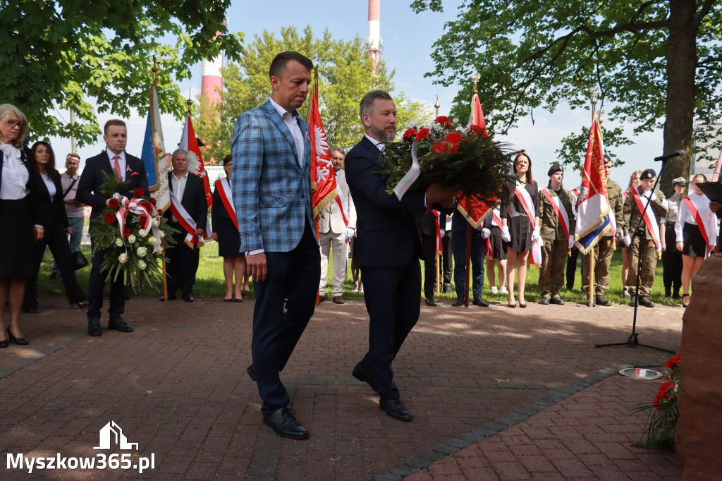 Fotorelacja: Obchody Święta Konstytucji 3 Maja w Myszkowie